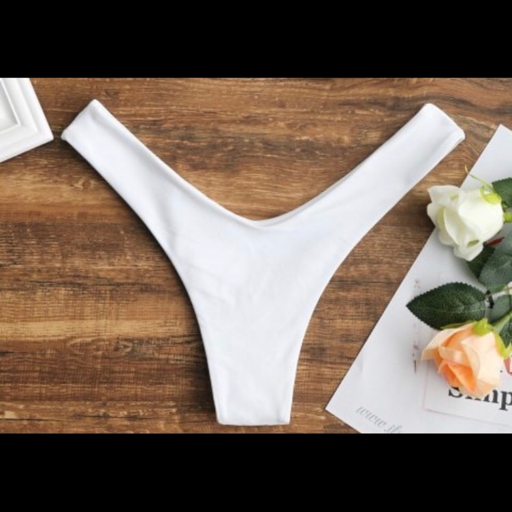 White Bikini Bottoms